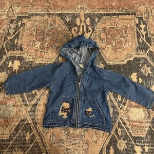 GAP Indigo Denim Hooded Jacket Baby XL